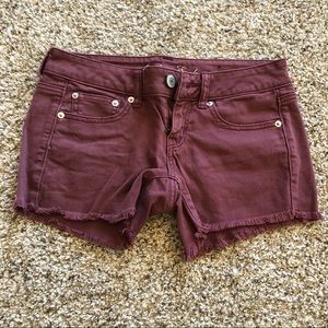 American Eagle Colored Denim Shorts